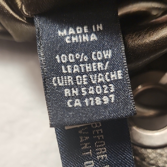 BANANA REPUBLIC LEATHER COW HIDE Chic Brown  Shoulder Bag - Picture 11 of 13